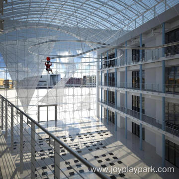 Outdoor Playground Sky Rider Zip Line